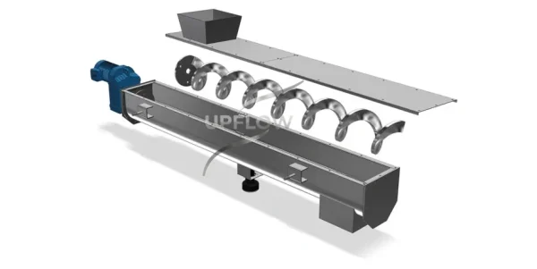 Heavy-duty shaftless screw transporter
