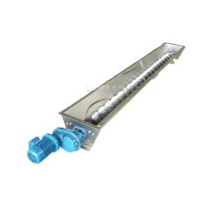 Stainless steel U-type screw conveyor for material handling