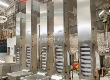 Stainless steel Z bucket elevator with enclosed structure