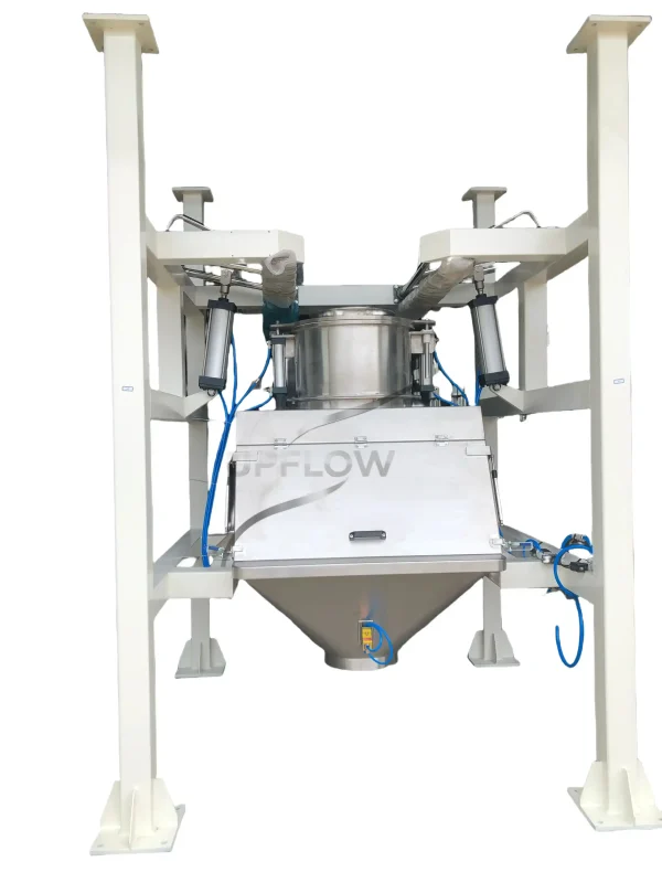 Bulk bag emptying equipment for powder conveying