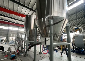 Storage hopper used in powder conveying system solution