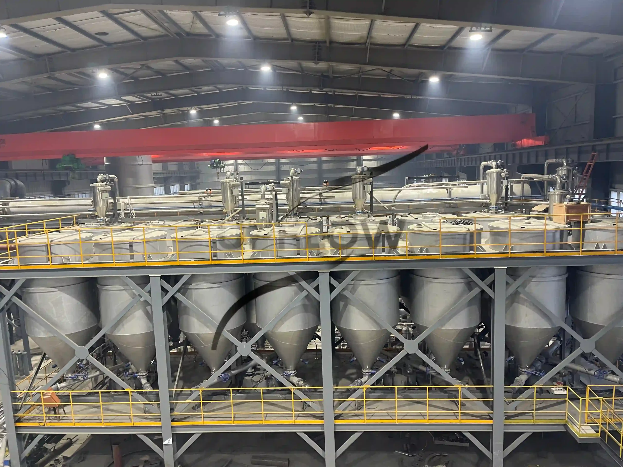 automated batching system for multi-material weighing and feeding