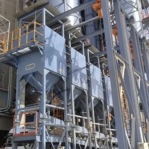 ton bag unloading system for powder and bulk material handling