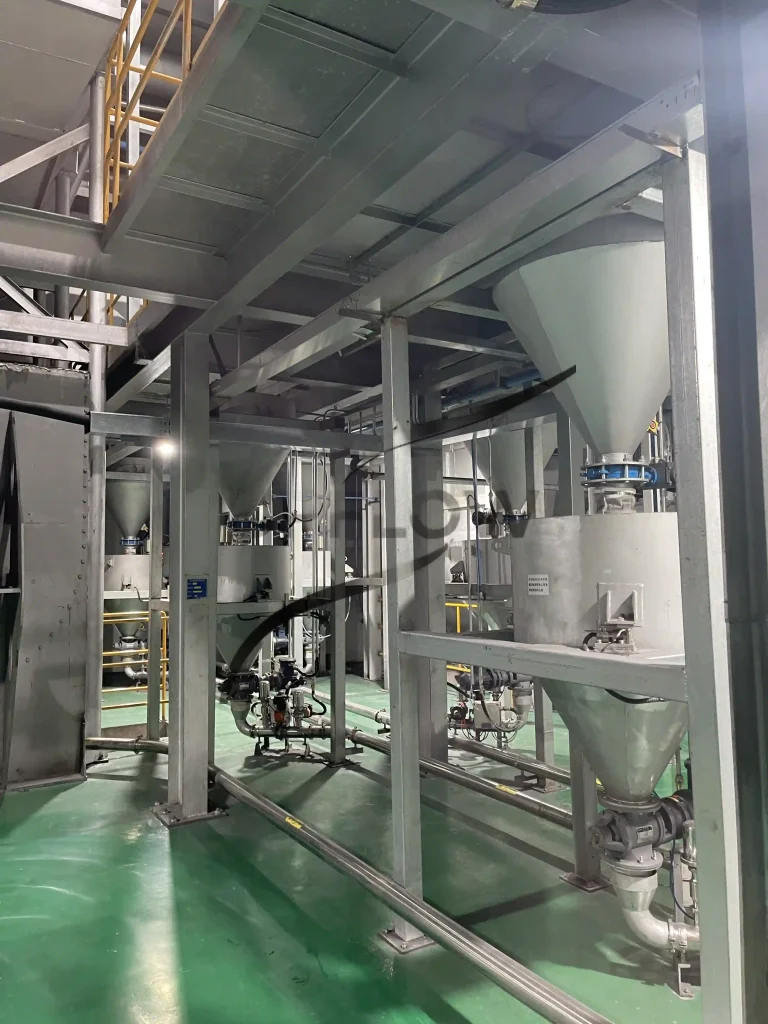 industrial pneumatic conveying system for powder material handling