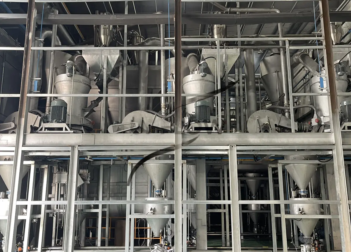 pneumatic conveying hopper feeding unit powder transfer system
