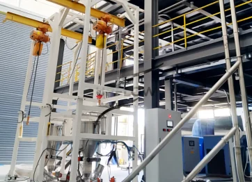 calcium stearate pneumatic conveying system for powder handling in plastic and chemical industry