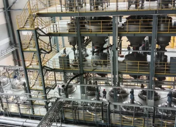 potassium sulfate pneumatic conveying system for powder and granule handling in fertilizer industry
