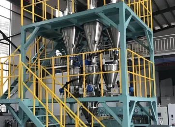 sodium bicarbonate pneumatic conveying system for powder handling in chemical and environmental industry