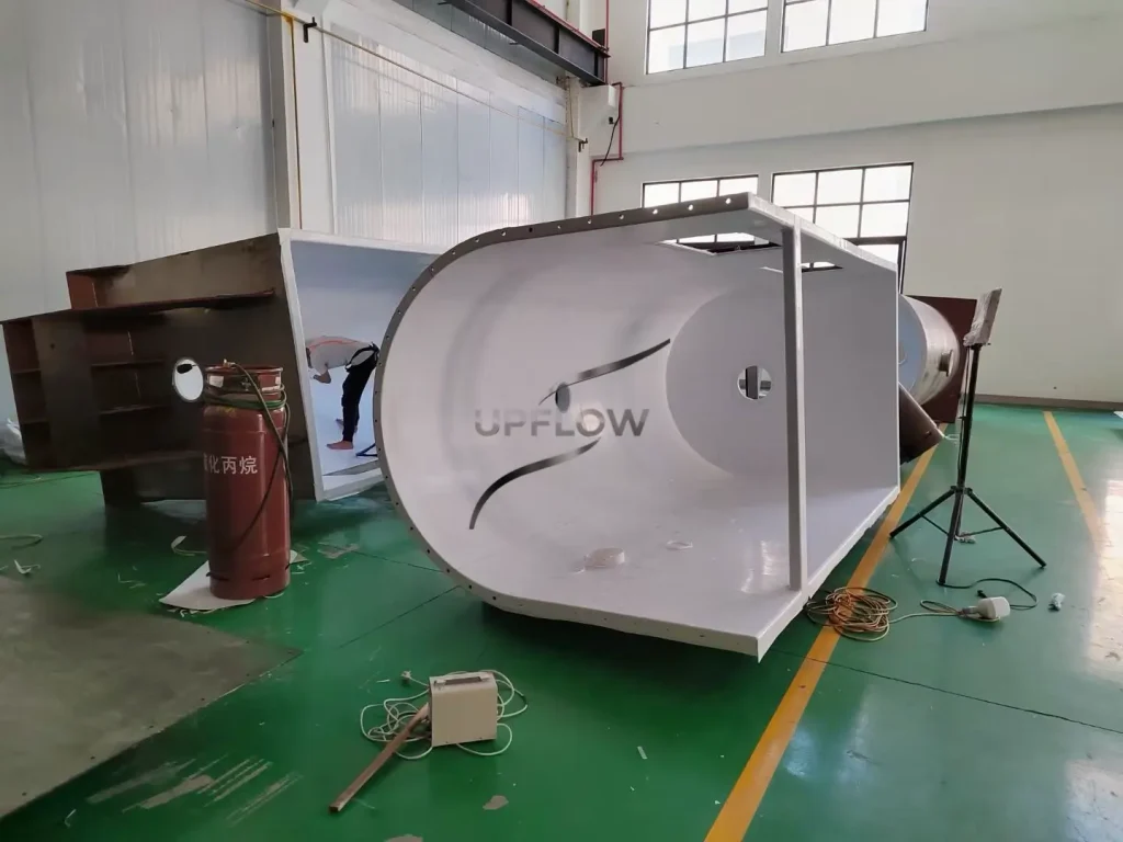 Industrial powder coating for fabricated metal products