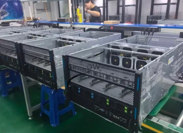 GPU server chassis for AI computing systems