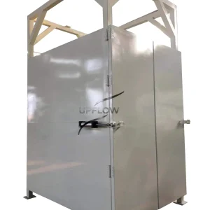 Custom machine frame for industrial equipment