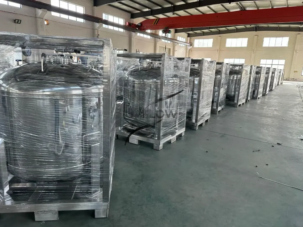 Custom cylinder shell components for industrial equipment