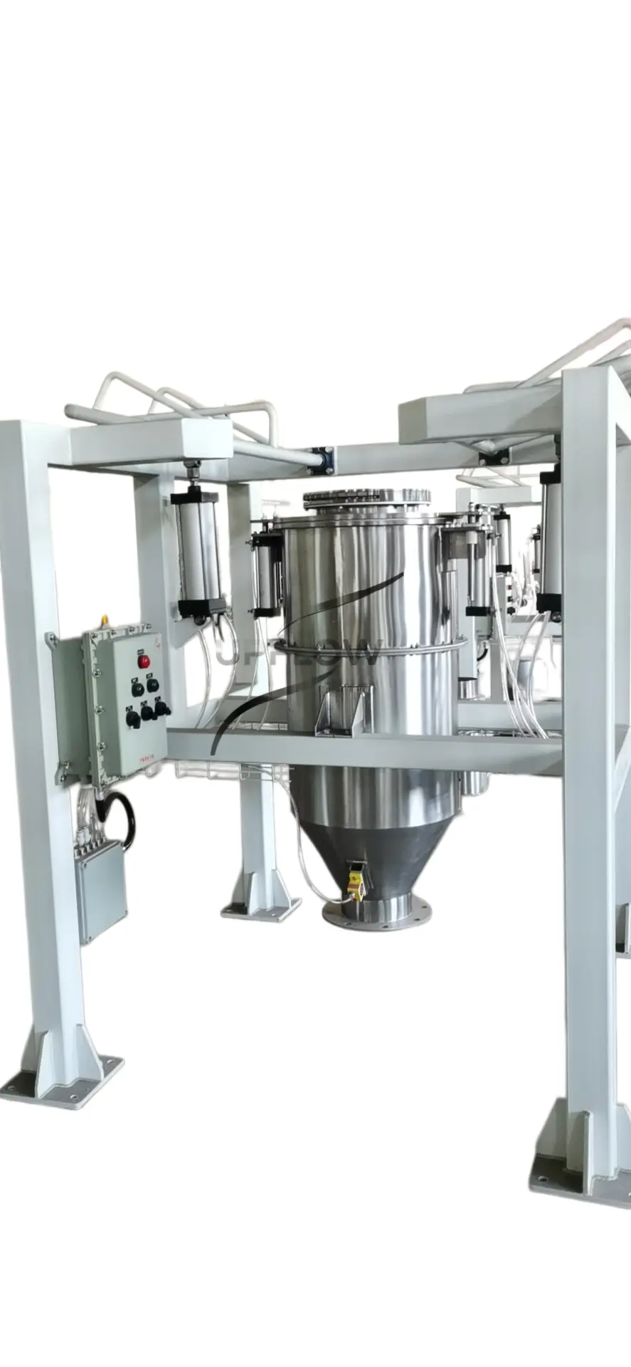 Equipment support frame for industrial applications