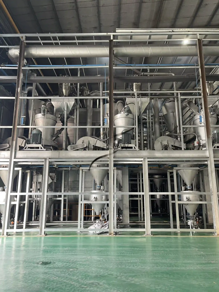 Alumina pneumatic conveying system project for abrasive powder handling