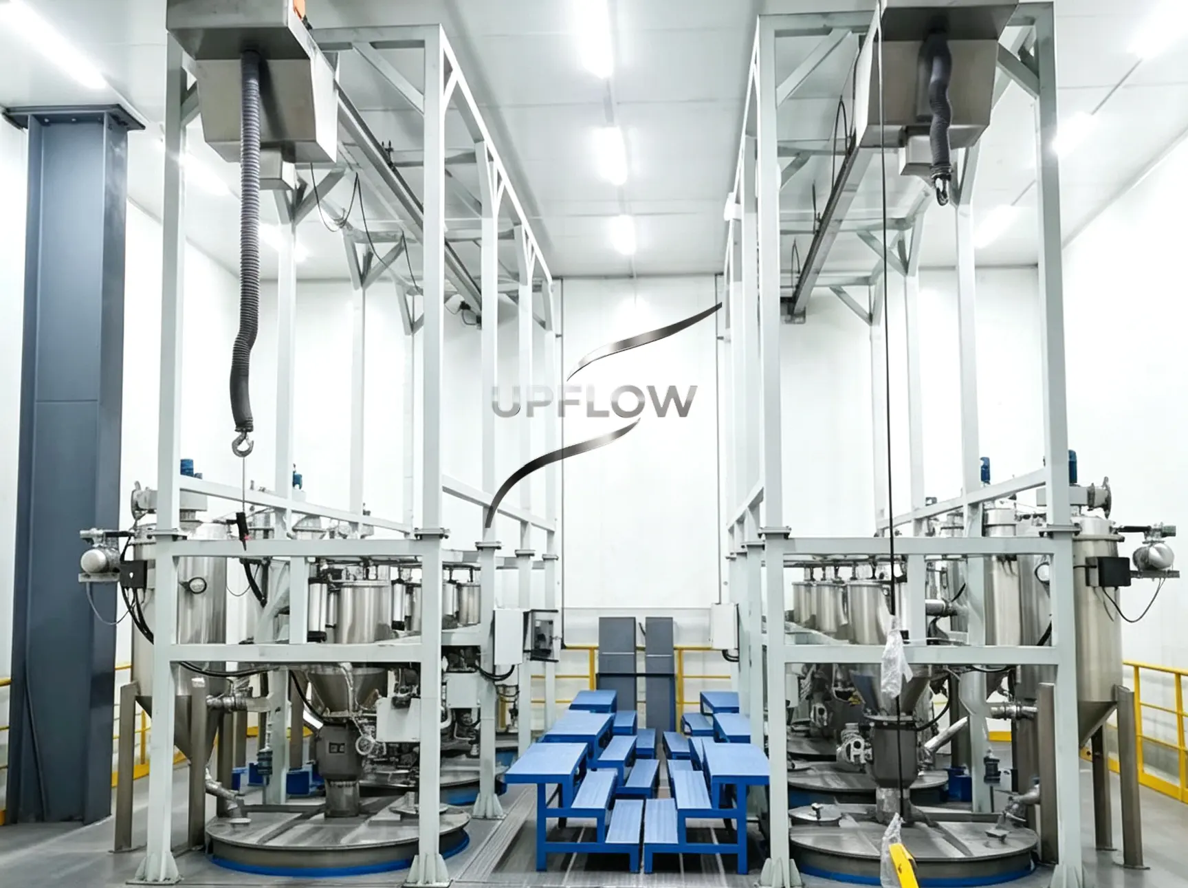 Anode material big bag unloading system project for battery powder handling