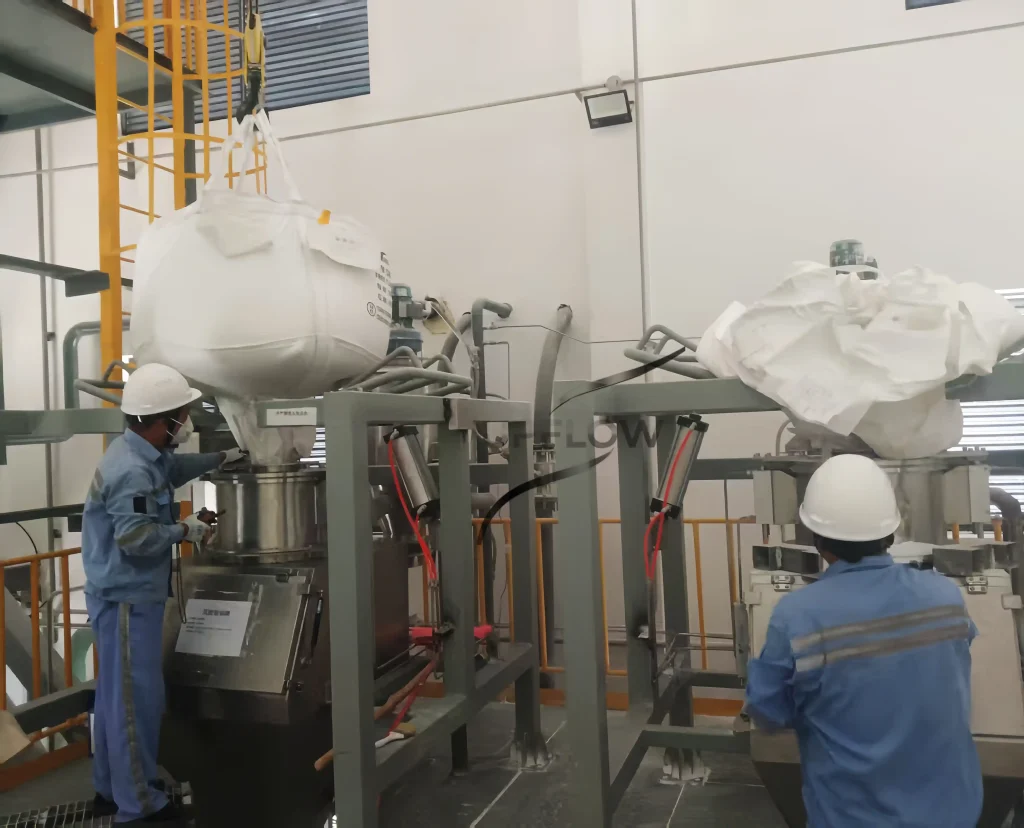 Customized powder conveying system supplied for European industrial application