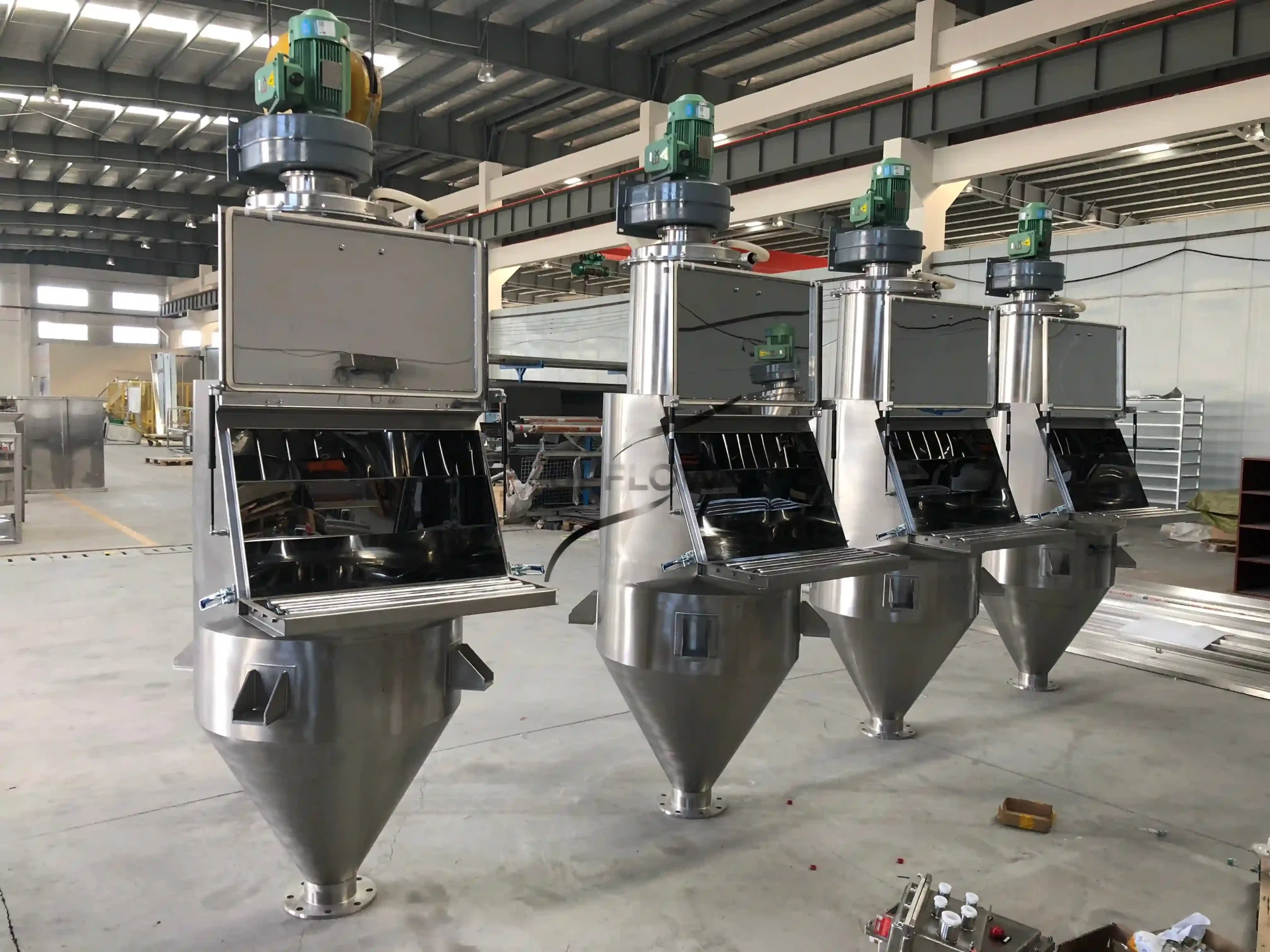 Vacuum conveying system project for chemical powder feeding application in Korea